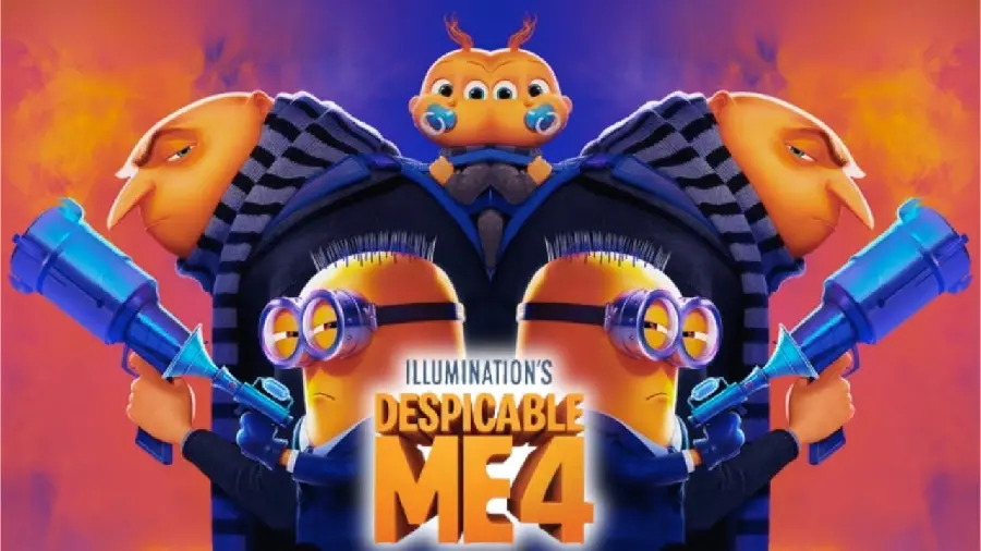 چاپ پوستر تصویر پوستر رسمی کارتون من نفرت انگیز ۴ Despicable Me 4