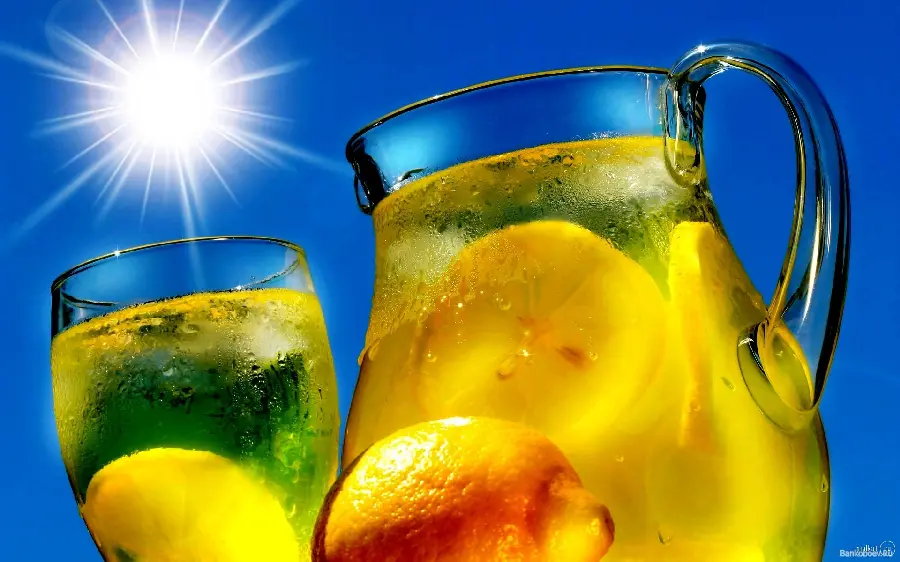 زیباترین بک گراند آب لیمو برای استوری