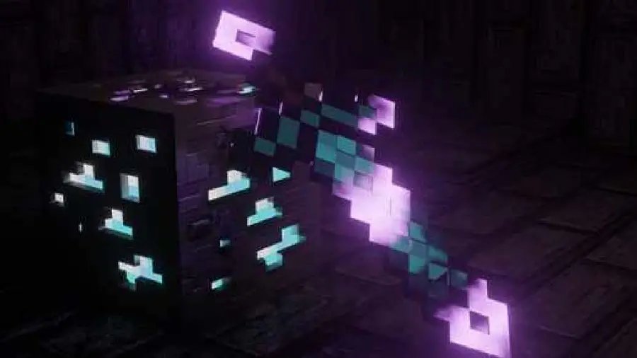 تصویر جذاب بلوک الماس Minecraft با کیفیت بالا