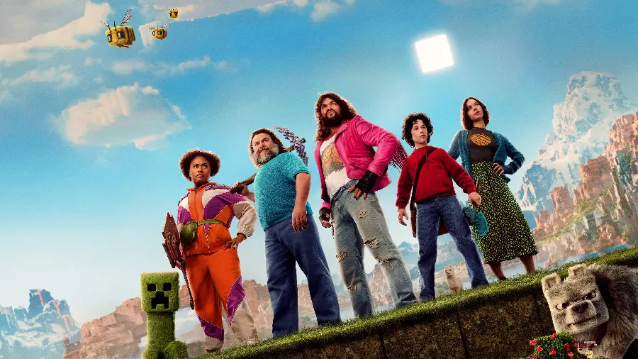 عکس جدید فیلم ماینکرفت Minecraft با کیفیت 4K