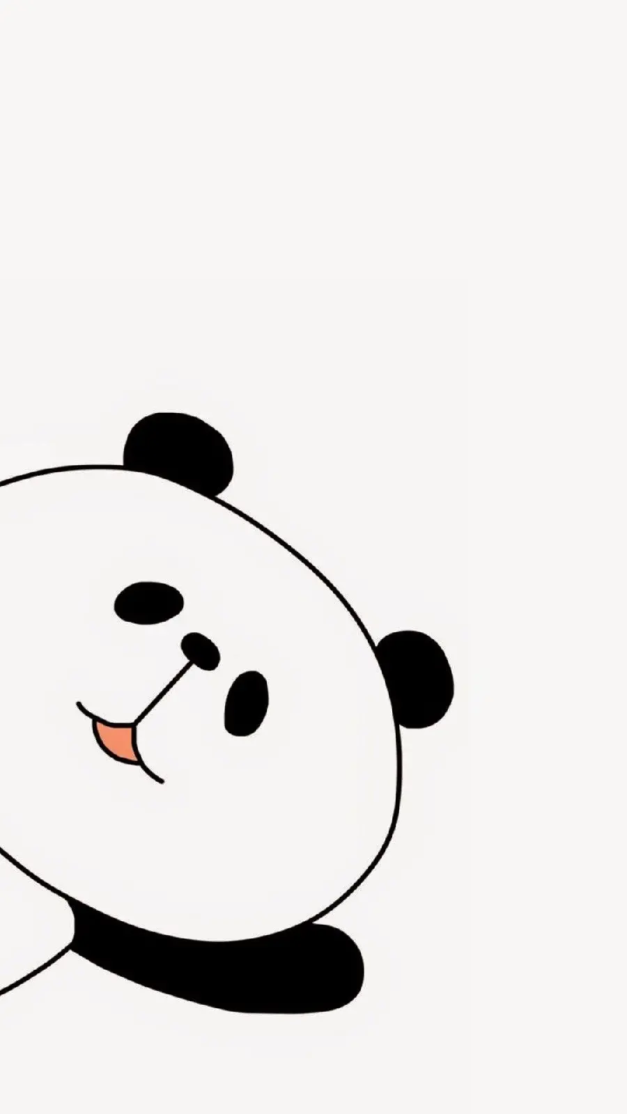 عکس زمینه با کیفیت عالی cute پاندا برای آیفون 