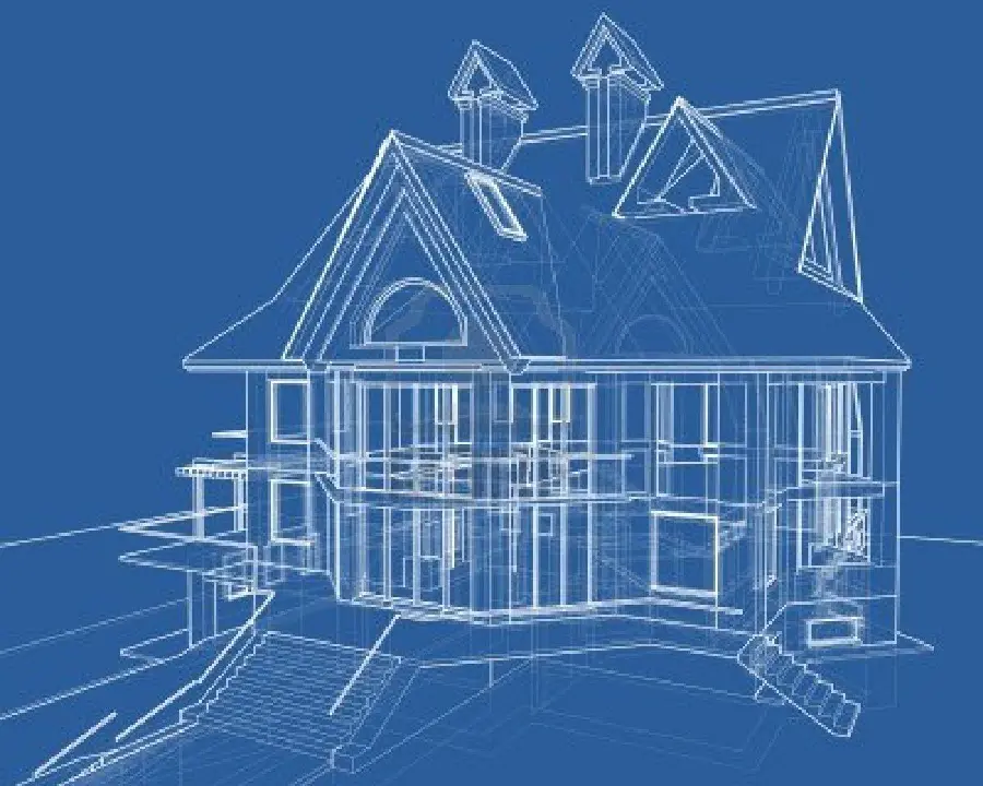 بک گراند قشنگ طرح اولیه ساختمان با کیفیت HD