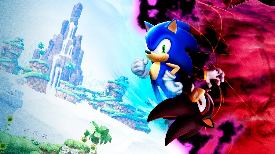 عکس بازی سونیک و شادو Sonic x Shadow با کیفیت فول اچ دی