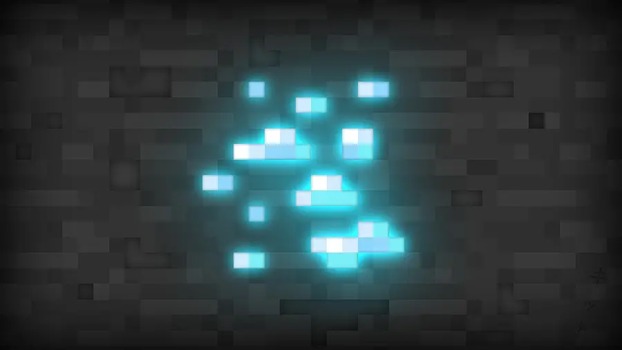 تصویر فوق العاده بلوک الماس Minecraft با کیفیت 4K