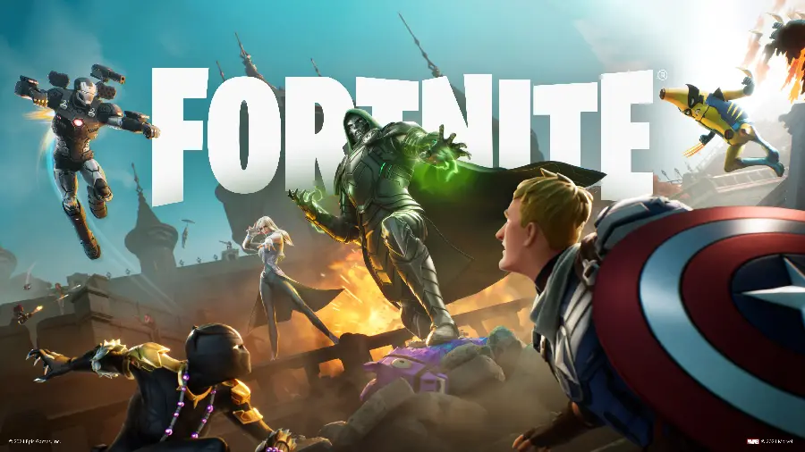 عکس همکاری فورتنایت و مارول با کیفیت فول اچ دی