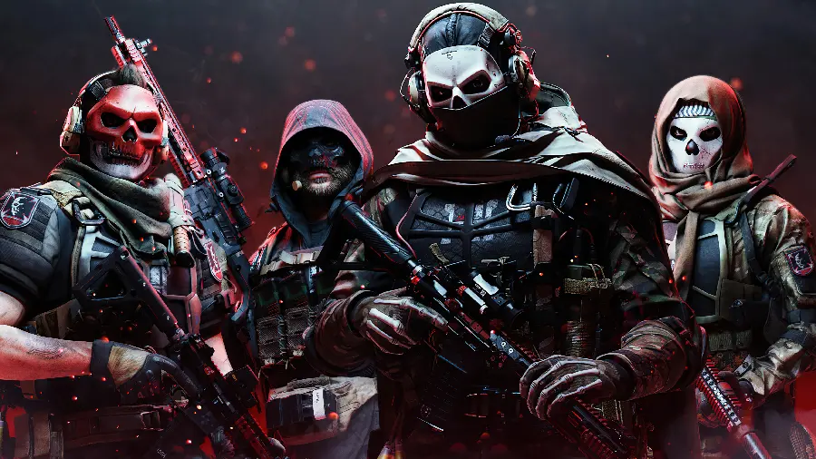 والپیپر بازی Call of Duty Modern Warfare 2 با شخصیت Ghost