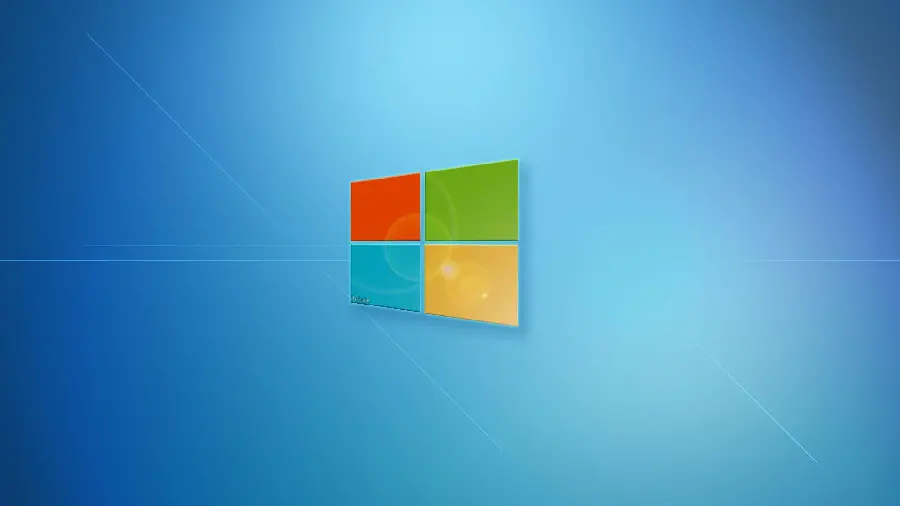 والپیپر ساده لوگوی ویندوز با کیفیت Ultra HD برای موبایل