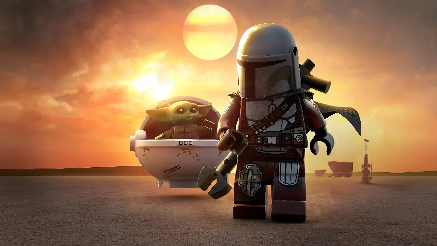 عکس بازی لگو جنگ ستارگان Lego Star Wars با بیبی یودا