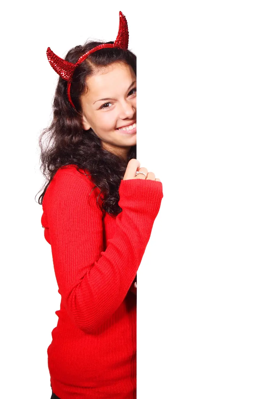 عکس خلاقانه از گریم هالووین شیطانی و ترسناک