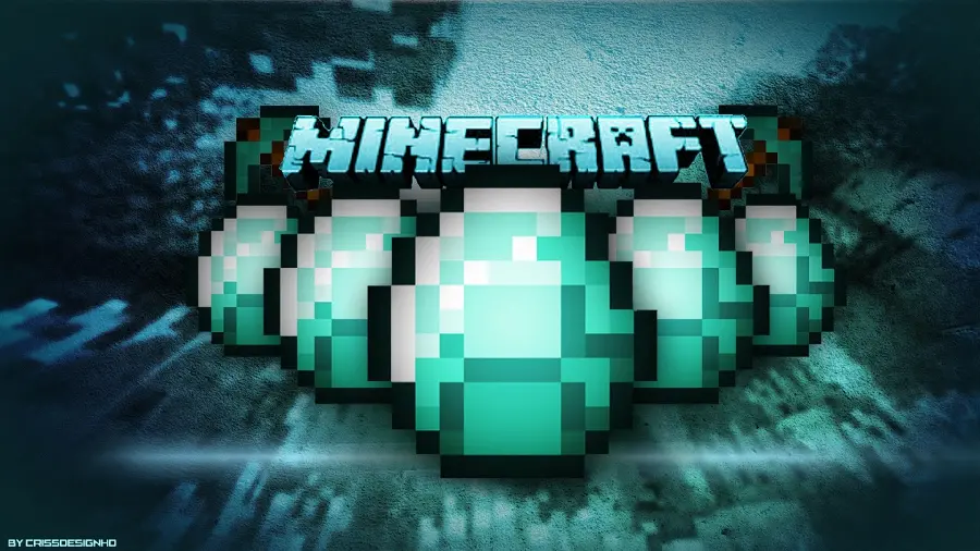 تصویر معرکه بلوک الماس Minecraft با کیفیت HD