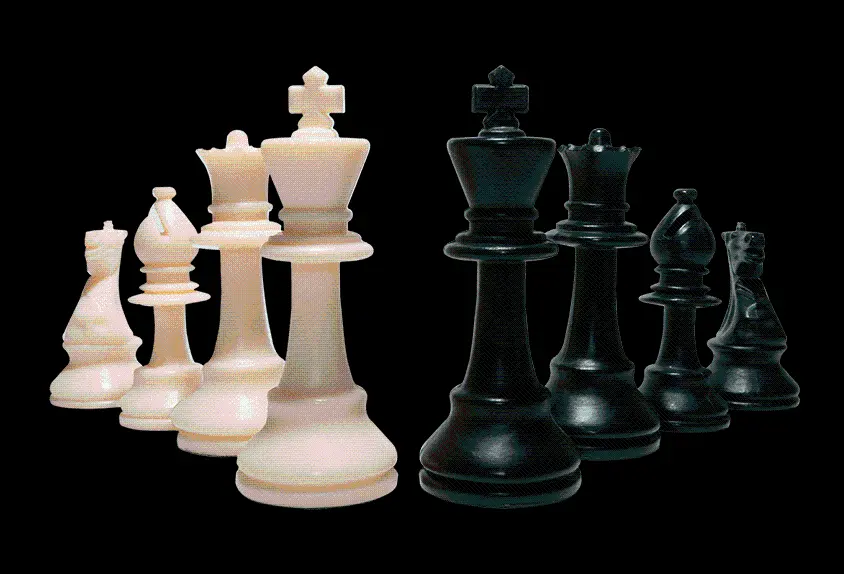 مهره اسب شطرنج سفید PNG با کیفیت بالا و مناسب چاپ