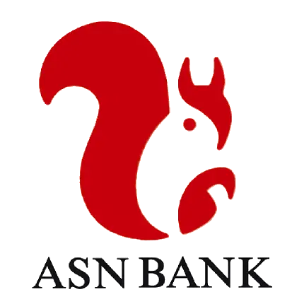 چاپ پوستر تصویر سنجاب لوگو Asn Bank برای طراحان لوگو