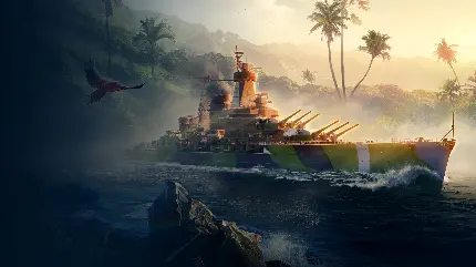 والپیپر ورد آف وارشیپس World of Warships 4K