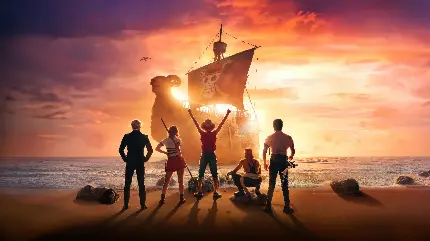 عکس دزدان دریایی کلاه حصیری با کیفیت بالا Straw Hat Pirates