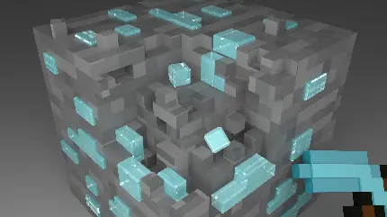 چاپ پوستر عکس احساسی بلوک الماس Minecraft با کیفیت بالا