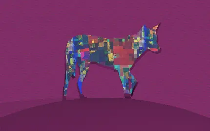 چاپ پوستر عکس گرافیکی از دینگو یا سگ وحشی استرالیایی با وضوح عالی 