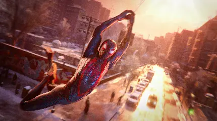 عکس گیم پلی بازی مرد عنکبوتی مایلز مورالس Marvel's Spider-Man Miles Morales