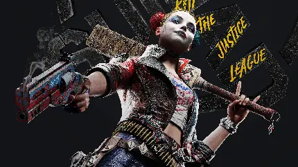 عکس شخصیت هارلی کوئین Harley Quinn با کیفیت 4K