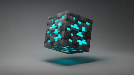 چاپ پوستر عکس خیره کننده بلوک الماس Minecraft با کیفیت فول اچ دی