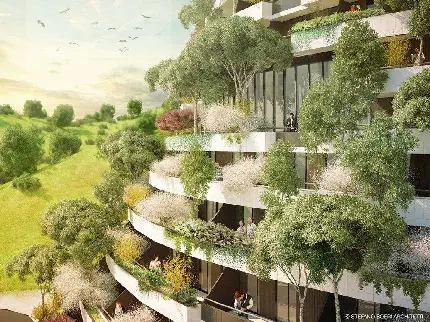 عکس دیدنی معماری سبز با کیفیت Ultra HD