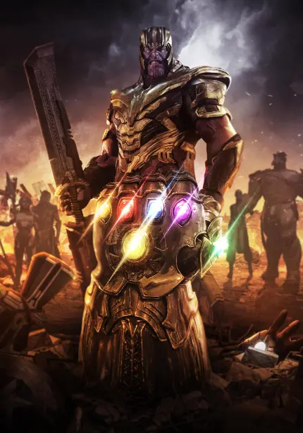 عکس دستکش بینهایت تانوس Infinity Gauntlet Thanos با کیفیت 4K