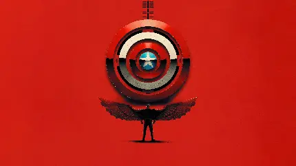 عکس Captain America کاپیتان آمریکا با کیفیت 8K رایگان