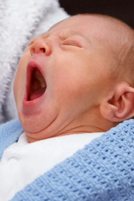 عکس دلنشین از نوزاد پسر با چهره ای معصوم