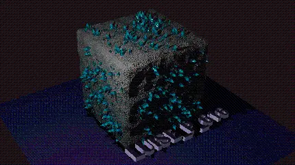 چاپ پوستر عکس بی نقص بلوک الماس Minecraft با کیفیت فول اچ دی