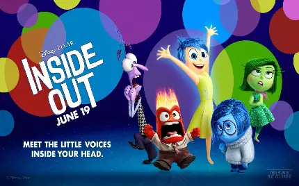 بکگراند شیک درون و بیرون ۲ Inside Out 2 برای چاپ روی تخته شاسی