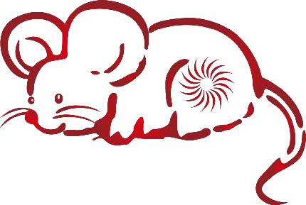 موش نقاشی PNG