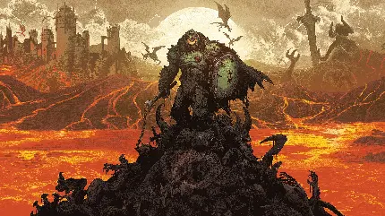 عکس خفن و جذاب تانک آهنی از بازی Doom با کیفیت فول اچ دی