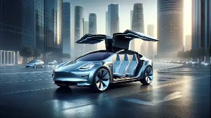 تصاویر ماشین تسلا 2025 بهترین والپیپرهای رایگان برای دسکتاپ
