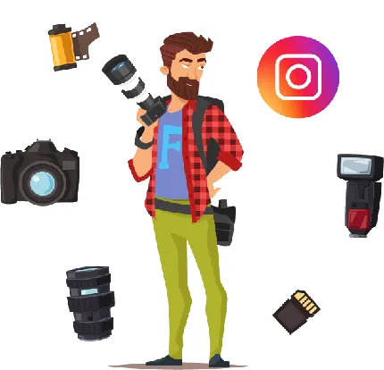 عکس PNG عکاسی مینیمال با کیفیت بالا برای طراحی