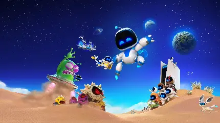 والپیپر آسترو بات Astro Bot با کیفیت 4K رایگان
