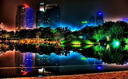 دانلود عکس دسکتاپ نئونی از طبیعت زیبا و دیدنی 