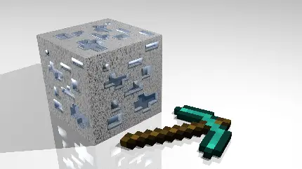 چاپ پوستر عکس تماشایی بلوک الماس Minecraft با کیفیت بالا