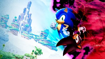 عکس بازی سونیک و شادو Sonic x Shadow با کیفیت فول اچ دی