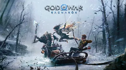 عکس خفن و حماسی بازی God of War Ragnarok با شخصیت های کریتوس و آترئوس