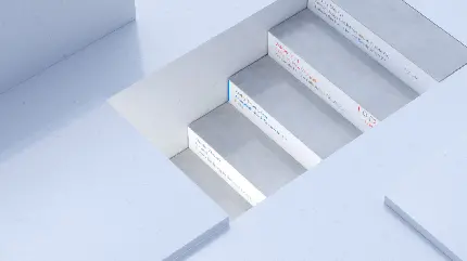 چاپ پوستر عکس زمینه پله های مدرن با کیفیت Ultra HD