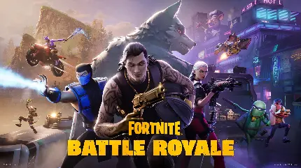 تصویر زمینه نبرد فورتنایت با کیفیت 4K و طراحی خیره کننده