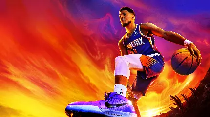 عکس دیوین بوکر از بازی NBA برای پلی استیشن 5
