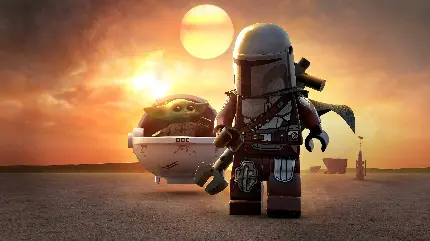 عکس بازی لگو جنگ ستارگان Lego Star Wars با بیبی یودا