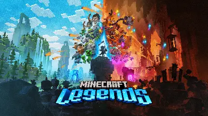 عکس بازی ماینکرافت لجندز Minecraft Legends با کیفیت اچ دی