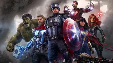 عکس خفن و حماسی بازی Marvel's Avengers با شخصیت‌های ابرقهرمان