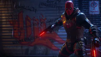 والپیپر رد هود Gotham Knights با کیفیت 4K