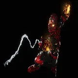 تصویر جذاب و اکشن شخصیت Miles Morales در بازی Spider-Man