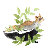 چاپ قاب موبایل و گوشی عکس نقاشی بسیار زیبای سمور PNG بدون پس زمینه