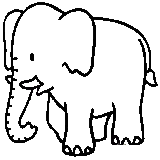 چاپ قاب موبایل و گوشی جذاب‌ترین تصویر فیل ساده PNG بدون پس‌زمینه با کیفیت 4K