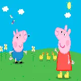 چاپ قاب موبایل و گوشی عکس زمینه و پروفایل جورج خوک Peppa Pig با کیفیت فول اچ دی