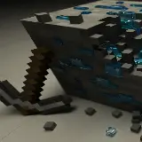 چاپ قاب موبایل و گوشی عکس دل نشین بلوک الماس Minecraft با کیفیت فول اچ دی